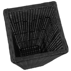 VidaXL Garden Raised Beds 3 Pcs Poly Rattan Black -Garden Tools Shop 339020 5