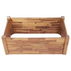 Vidaxl Garden Raised Bed 110x60x44cm Solid Acacia Wood -Garden Tools Shop 339772 4