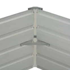 Vidaxl Raised Garden Bed 129x129x46cm Galvanised Steel Green -Garden Tools Shop 339822 5