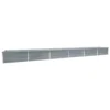 Vidaxl Garden Raised Bed Galvanised Steel 600x80x45cm Grey