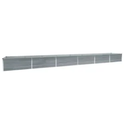Vidaxl Garden Raised Bed Galvanised Steel 600x80x45cm Grey
