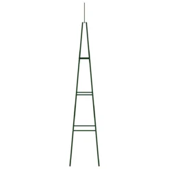 Vidaxl Garden Climbing Plant Racks 2 Pcs Dark Green 35x35x195cm Iron -Garden Tools Shop 339848 3