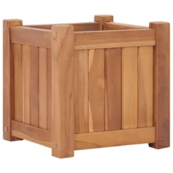 Vidaxl Raised Bed 30x30x30cm Solid Teak Wood