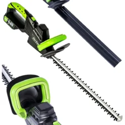 Mylek Cordless Lighweight Hedge Trimmer 20V Electric Cutter - Green & Black 17 Mylek Cordless Lighweight Hedge Trimmer 20V Electric Cutter - Green & Black -Garden Tools Shop 344655 9