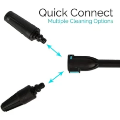 Pro-kleen Electric Jet Washer 1650Bar High Power Pressure 2.2Kw - Black & Blue -Garden Tools Shop 344659 6