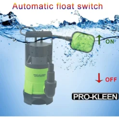 Pro-kleen 400W Submersible Electric Water Pump For Clean Or Dirty Water With Float Switch - Green -Garden Tools Shop 344662 4