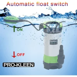Pro-kleen 1100W Submersible Electric Water Pump 1100W With Float Switch - Green -Garden Tools Shop 344664 7