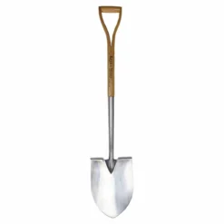 Kent & Stowe Stainless Steel Pointed Spade Rust Resistant For Gardening