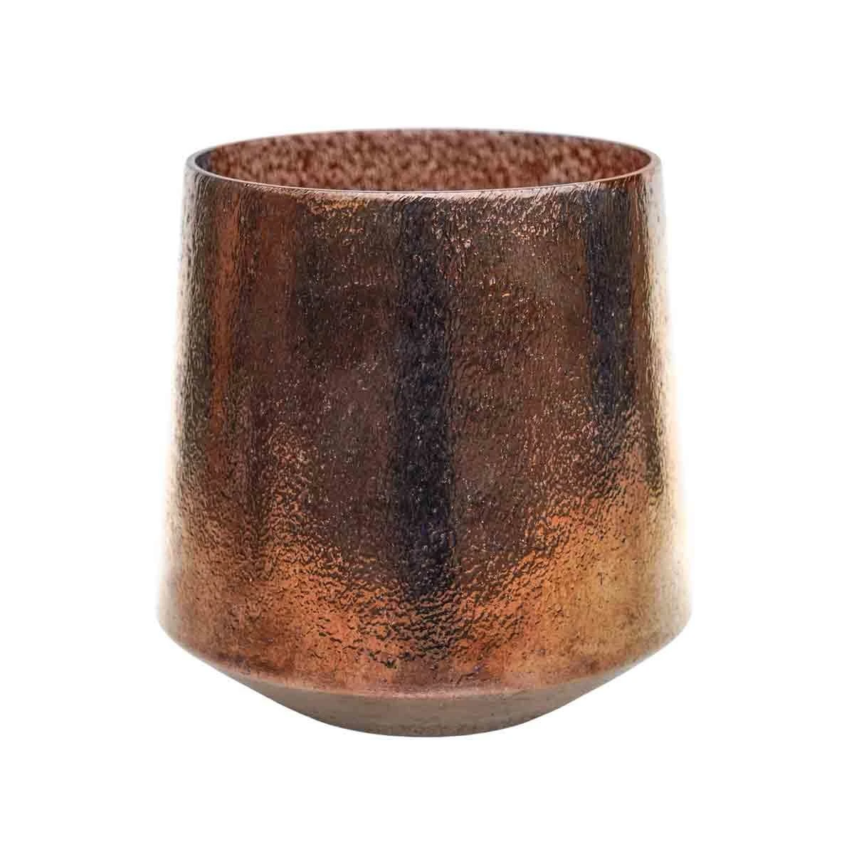 Opulent Metallic Bronze Planter H16cm W18.5cm 1 Opulent Metallic Bronze Planter H16cm W18.5cm