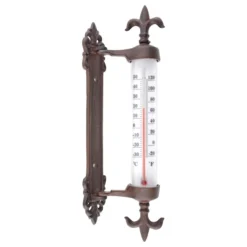 World Of Weather Cast Iron Window Frame Thermometer