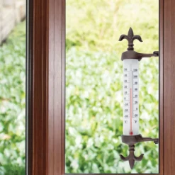 World Of Weather Cast Iron Window Frame Thermometer -Garden Tools Shop 362661 4
