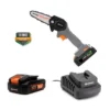 Daewoo 18V Cordless Mini Chainsaw With 2000mAh Battery And Fast Charger
