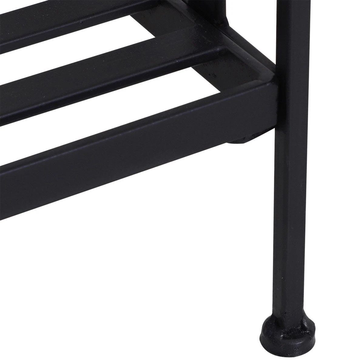 Outsunny Retro Metal 3-Tier Garden Plant Herb Stand 9 Outsunny Retro Metal 3-Tier Garden Plant Herb Stand - Image 9