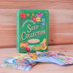 Thompson And Morgan Green Seed Collection Tinwith 10 Flower Seeds -Garden Tools Shop 370753 2 1