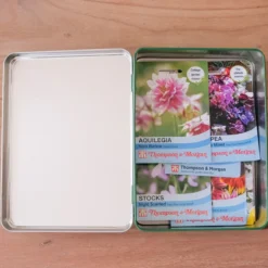 Thompson And Morgan Green Seed Collection Tinwith 10 Flower Seeds -Garden Tools Shop 370753 3