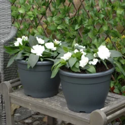 Thompson And Morgan Grey Sabina Plant Pots X 3 6 Thompson And Morgan Grey Sabina Plant Pots X 3 -Garden Tools Shop 370850 1