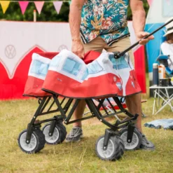 VW Foldable Trolley - Titan Red -Garden Tools Shop 371616 9