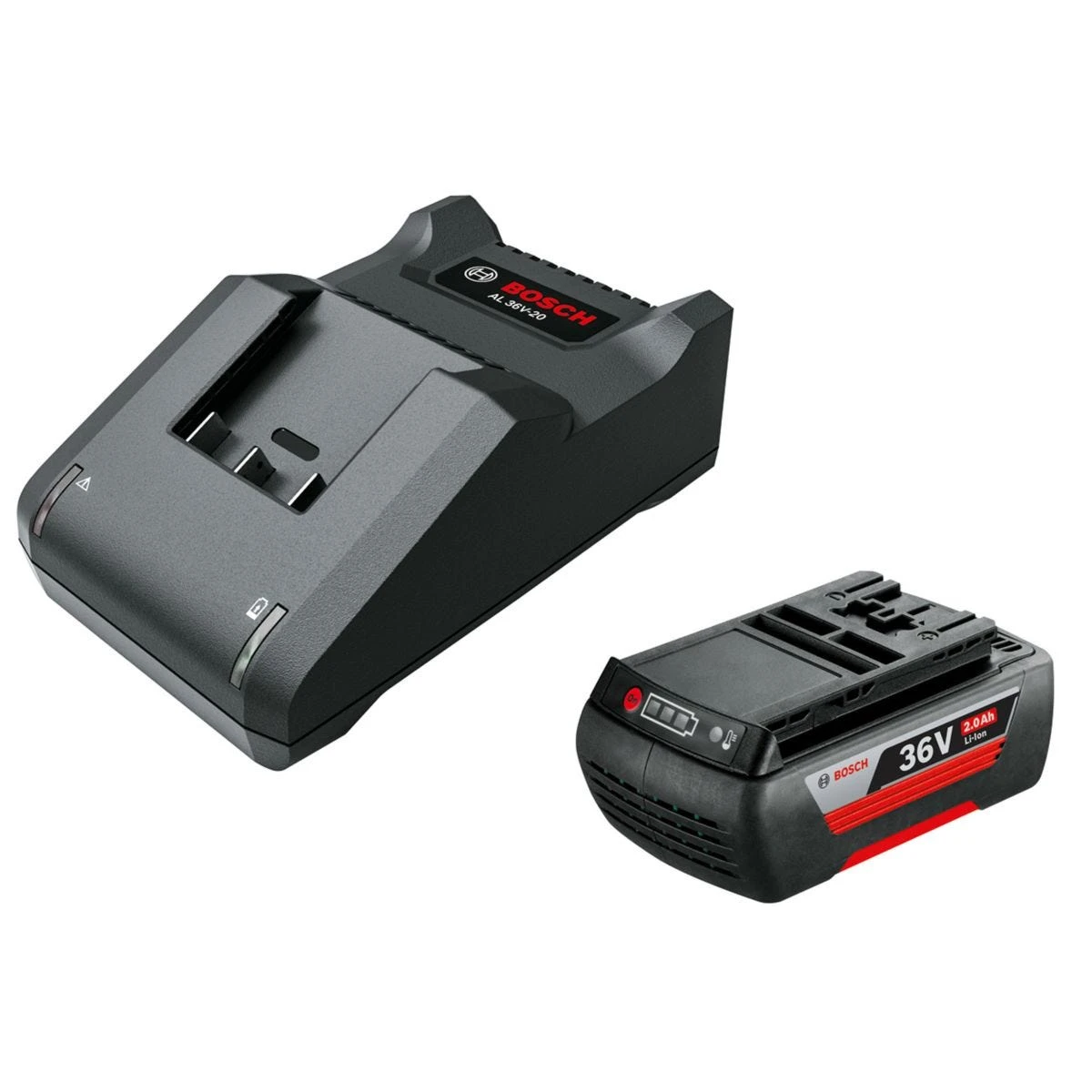 Bosch Starter Kit 36 V / 2.0 Ah Lithium-ion Battery 1 Bosch Starter Kit 36 V / 2.0 Ah Lithium-ion Battery