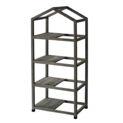 VegTrug Wooden Greenhouse Nursery & PE Cover - Grey Wash (FSC 100%)