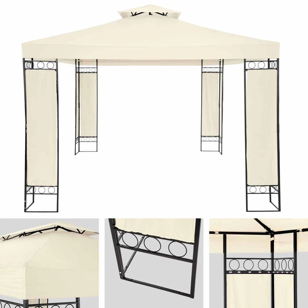 Tectake Garden Trolley With Inner Lining Max. 550Kg Green 3 Tectake Garden Trolley With Inner Lining Max. 550Kg Green - Image 3
