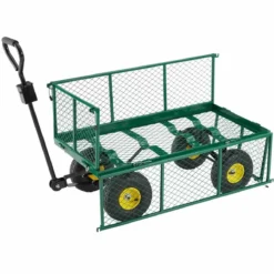 Tectake Garden Trolley With Inner Lining Max. 550Kg Green 22 Tectake Garden Trolley With Inner Lining Max. 550Kg Green -Garden Tools Shop 373591 5