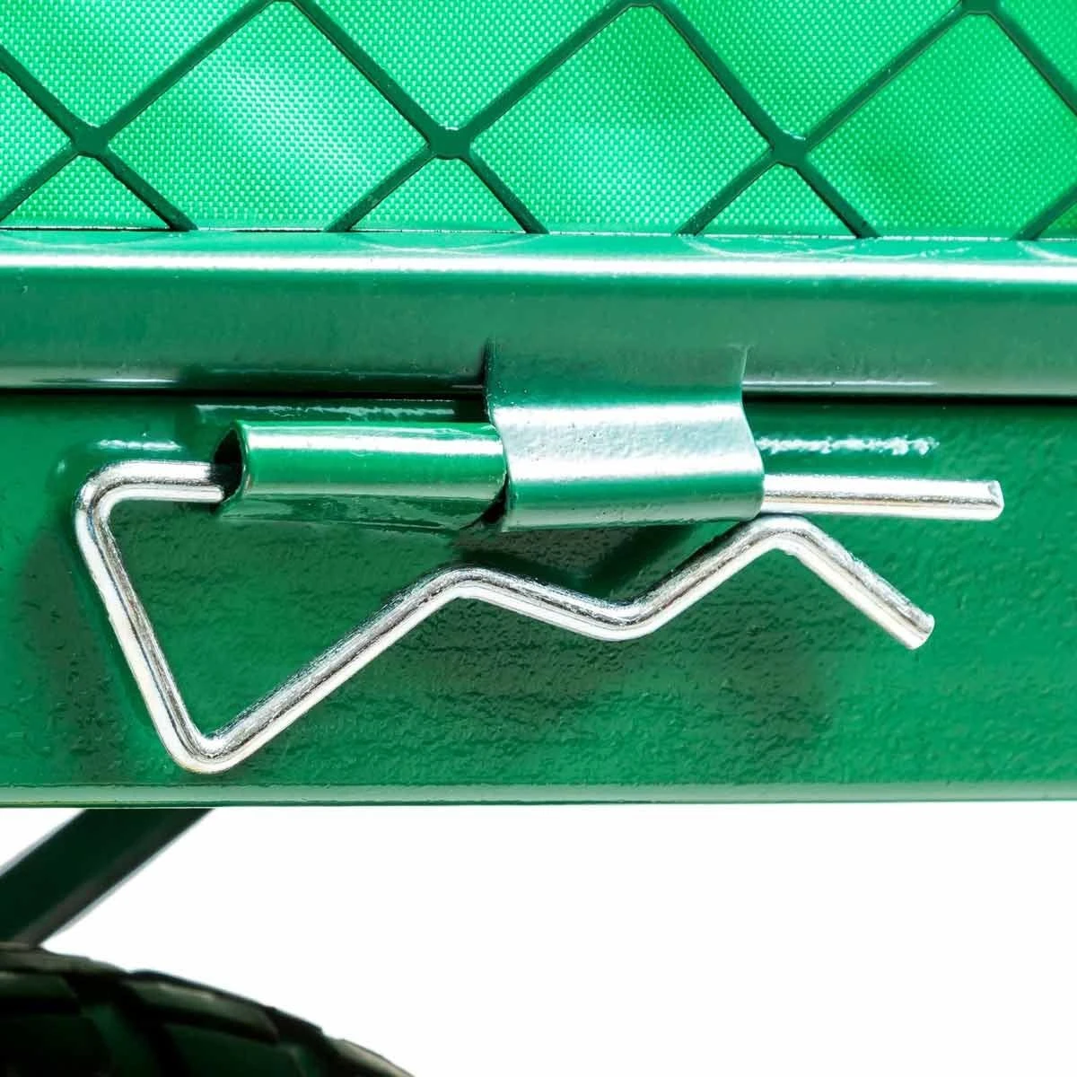 Tectake Garden Trolley With Inner Lining Max. 550Kg Green 13 Tectake Garden Trolley With Inner Lining Max. 550Kg Green - Image 13
