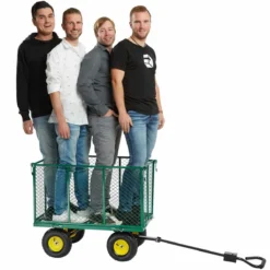Tectake Garden Trolley Large Max. 544Kg Green -Garden Tools Shop 373592 2