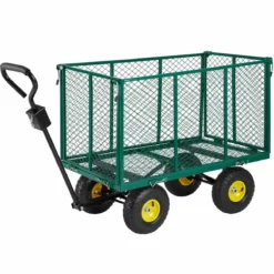 Tectake Garden Trolley Large Max. 544Kg Green -Garden Tools Shop 373592 4