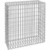 Tectake Gabion Basket 5X10cm Grey
