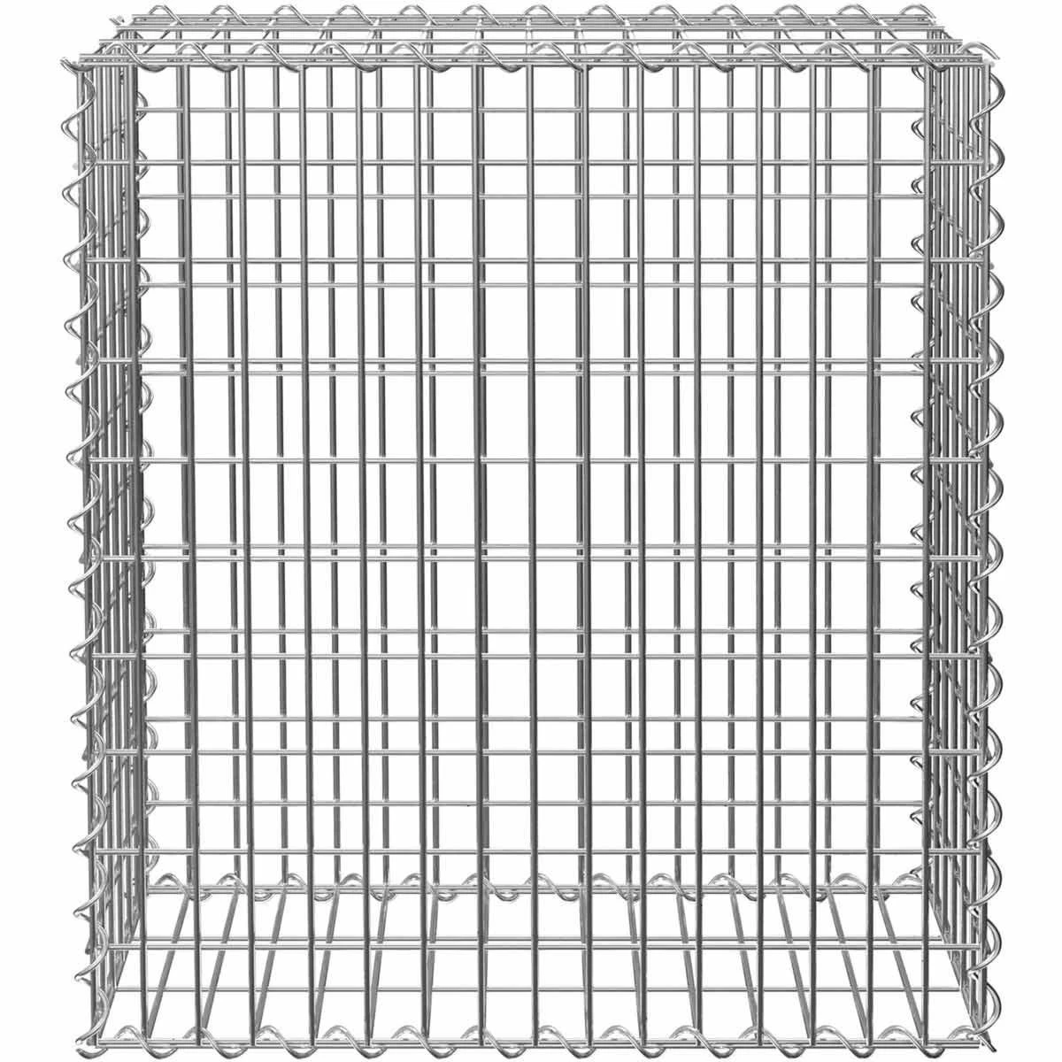 Tectake Gabion Basket 5X10cm Grey 3 Tectake Gabion Basket 5X10cm Grey - Image 3