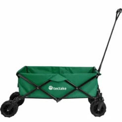 Tectake Foldable Garden Trolley With Wide Tires (80Kg Max Load) Green 10 Tectake Foldable Garden Trolley With Wide Tires (80Kg Max Load) Green -Garden Tools Shop 373728 3
