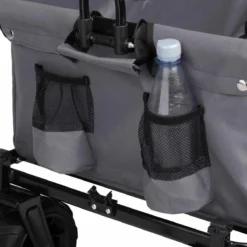 Tectake Foldable Garden Trolley With Wide Tires (80Kg Max Load) Grey -Garden Tools Shop 373737 7