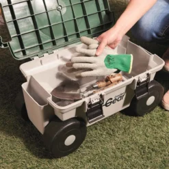 Garden Gear Mobile Rotating Seat And Tool Store -Garden Tools Shop 374079 4