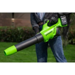 Greenworks 48V 217 Km/h Cordless Brushless Axial Blower (2 X 2AH Battery & Charger) -Garden Tools Shop 374171 8