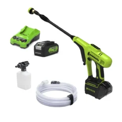 Greenworks 24V 24 Bar Cordless Hand Held Pressure Washer (4AH Battery & 2A Charger)