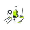 Greenworks G40 135 Bar Pressure Washer (Inc Patio Cleaner, Brush & Foam Sprayer)