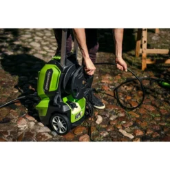 Greenworks G40 135 Bar Pressure Washer (Inc Patio Cleaner, Brush & Foam Sprayer) -Garden Tools Shop 378602 5