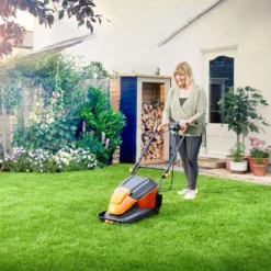 LawnMaster 33cm 1500W Hover Collect Lawnmower And 350W Grass Trimmer Set -Garden Tools Shop 380155 4
