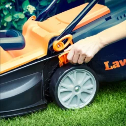 LawnMaster 1400W 34cm Electric Lawnmower With Rear Roller -Garden Tools Shop 380169 3