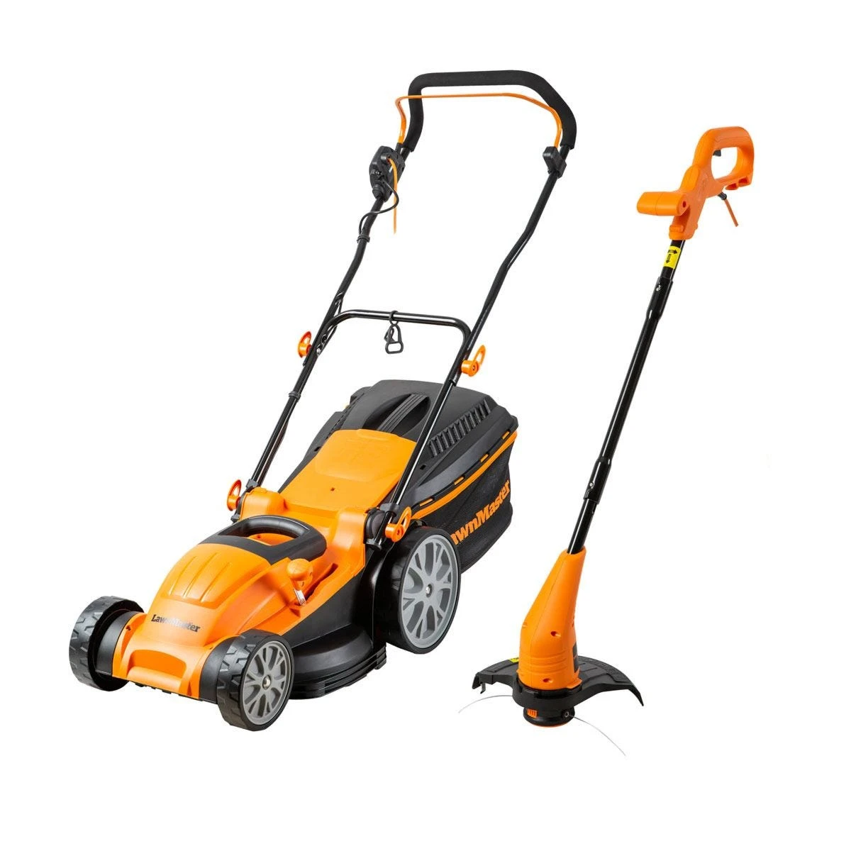 LawnMaster 1800W 40cm Electric Lawnmower And 25cm Grass Trimmer Set 1 LawnMaster 1800W 40cm Electric Lawnmower And 25cm Grass Trimmer Set