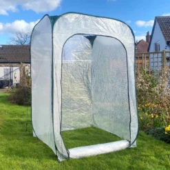 Gardenskill Pop-up Poly Greenhouse Plant Cover 1.25 X 1.25 X 1.85M 11 Gardenskill Pop-up Poly Greenhouse Plant Cover 1.25 X 1.25 X 1.85M -Garden Tools Shop 380197 4