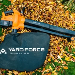 Yard Force 3-in-1 40V Cordless Blower Vacuum & Mulcher With 230km/h Air Speed, Lithium-Ion Battery And Charger Included - CR20 Range - LB C20B -Garden Tools Shop 382998 5