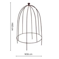 Ivyline Outdoor Plant Support Bronze H60cm W36cm -Garden Tools Shop 390215 7