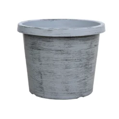 Thompson & Morgan Tower Pot Modern Grey - 2 Pack -Garden Tools Shop 395348 3 1