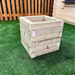 Power 1 X Square Pressure Treated Square Planter -Garden Tools Shop 398897 6