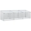 Outsunny Outdoor Greenhouse Polycarbonate Grow House 180 X 51 X 51 Cm