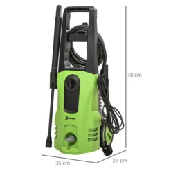 OUTSUNNY DURHAND 1800W High Pressure Washer, 150 Bar Pressure -Garden Tools Shop 399697 3