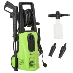 OUTSUNNY DURHAND 1800W High Pressure Washer, 150 Bar Pressure, 510 L/h Flow - Green