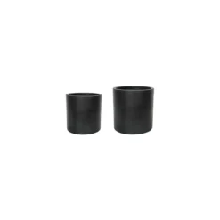 Ivyline Catania Terrazzo Set Of 2 Cylinders - Anthracite