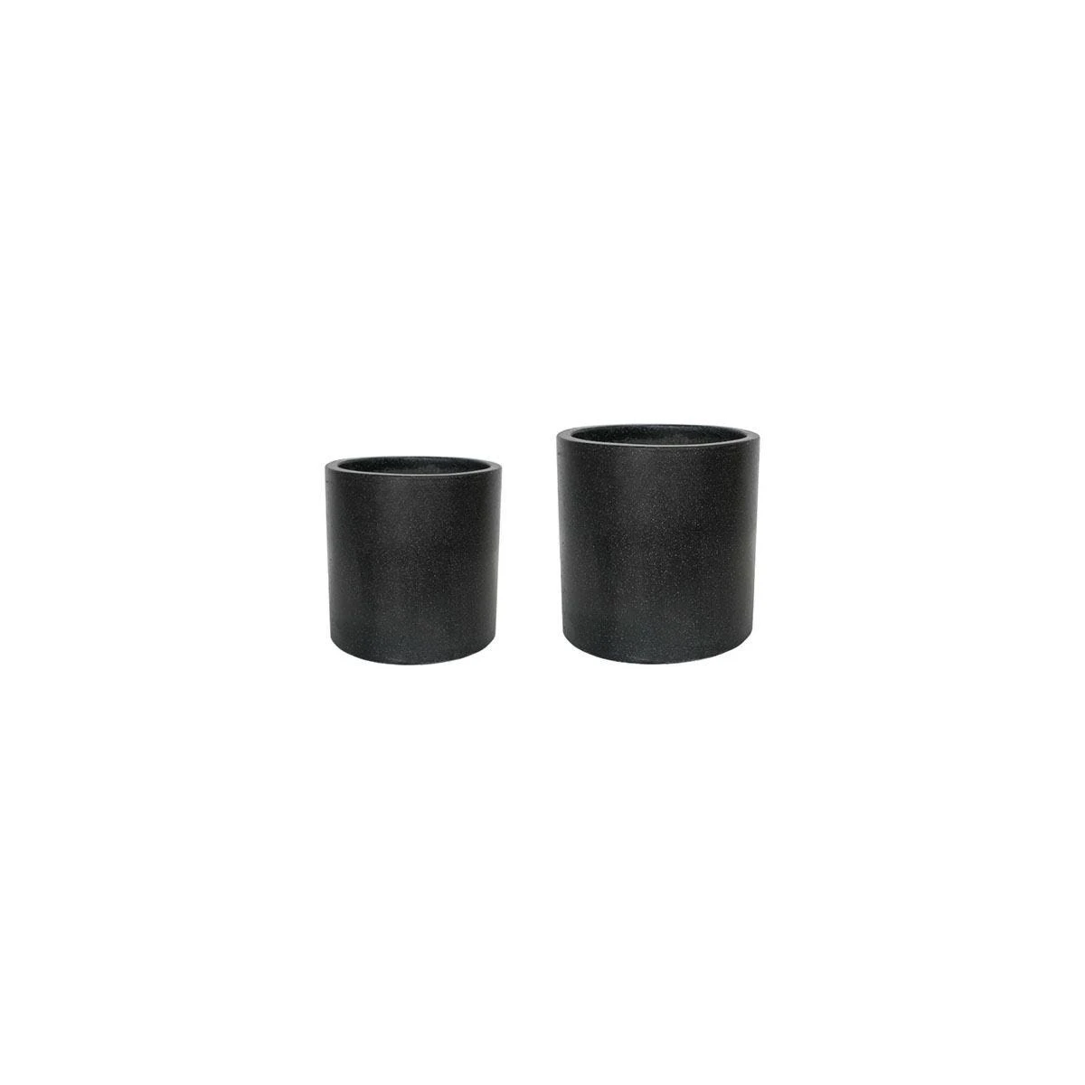Ivyline Catania Terrazzo Set Of 2 Cylinders - Anthracite 1 Ivyline Catania Terrazzo Set Of 2 Cylinders - Anthracite